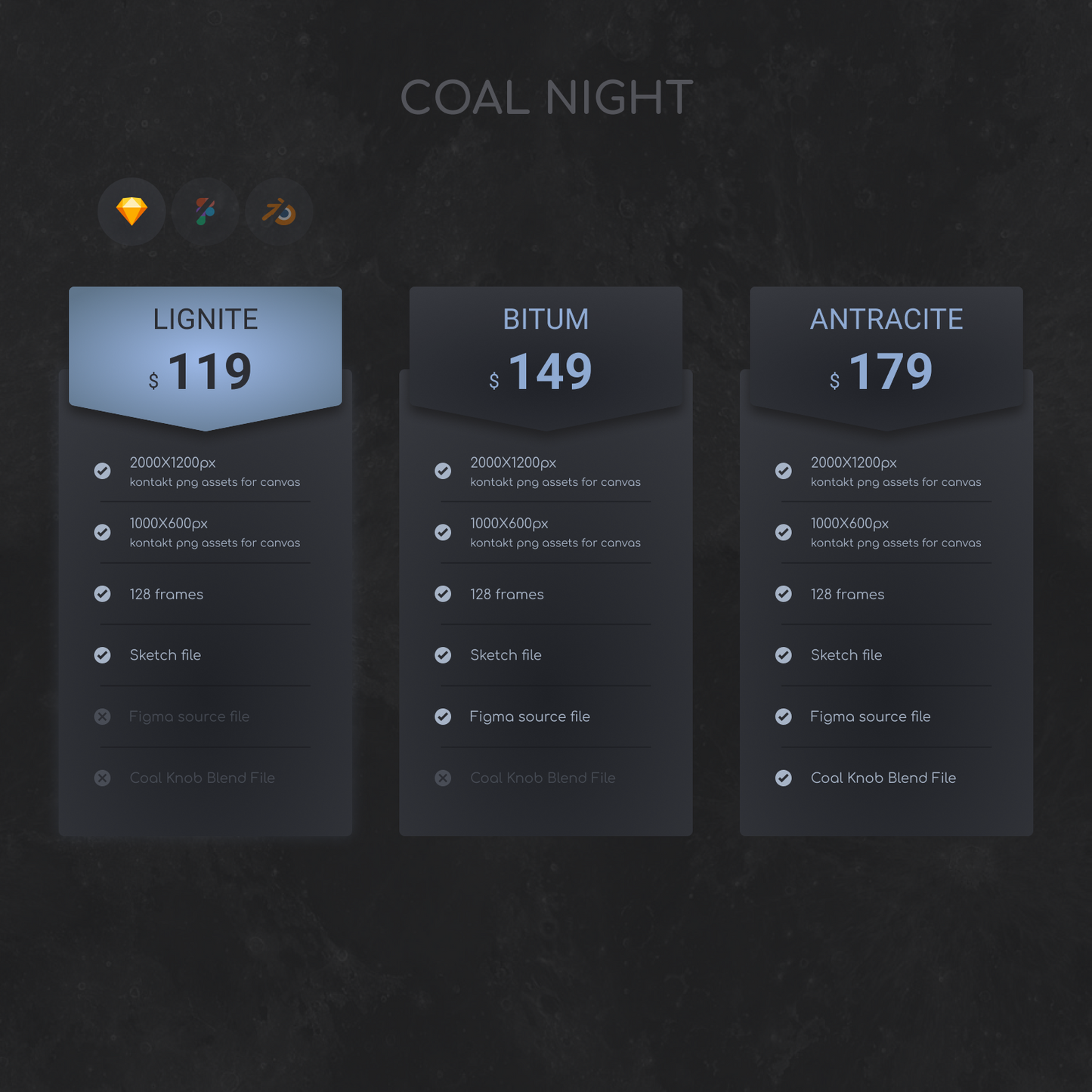 Coal Night GUI Kit