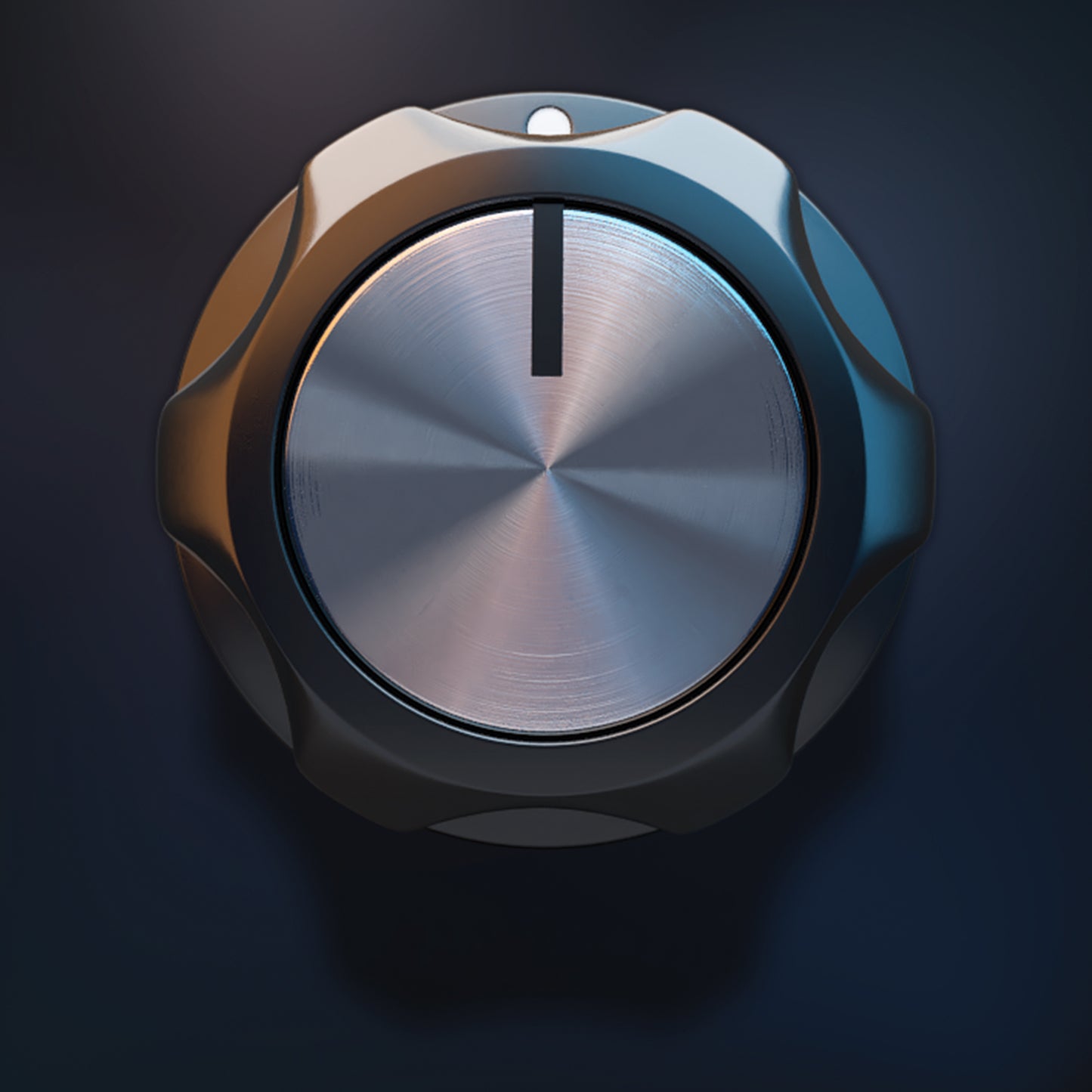 Combined audio knob 3D