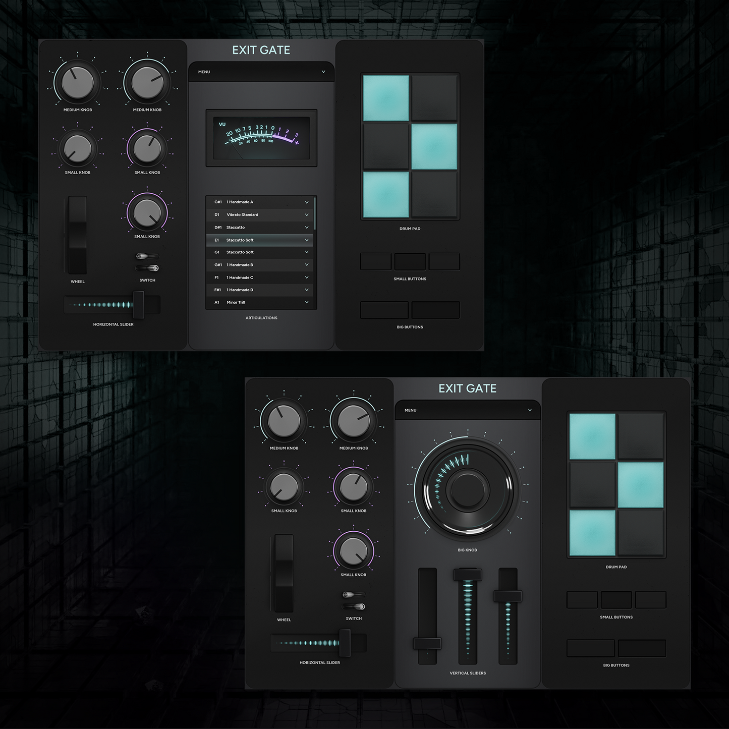 VST & Kontakt GUI
