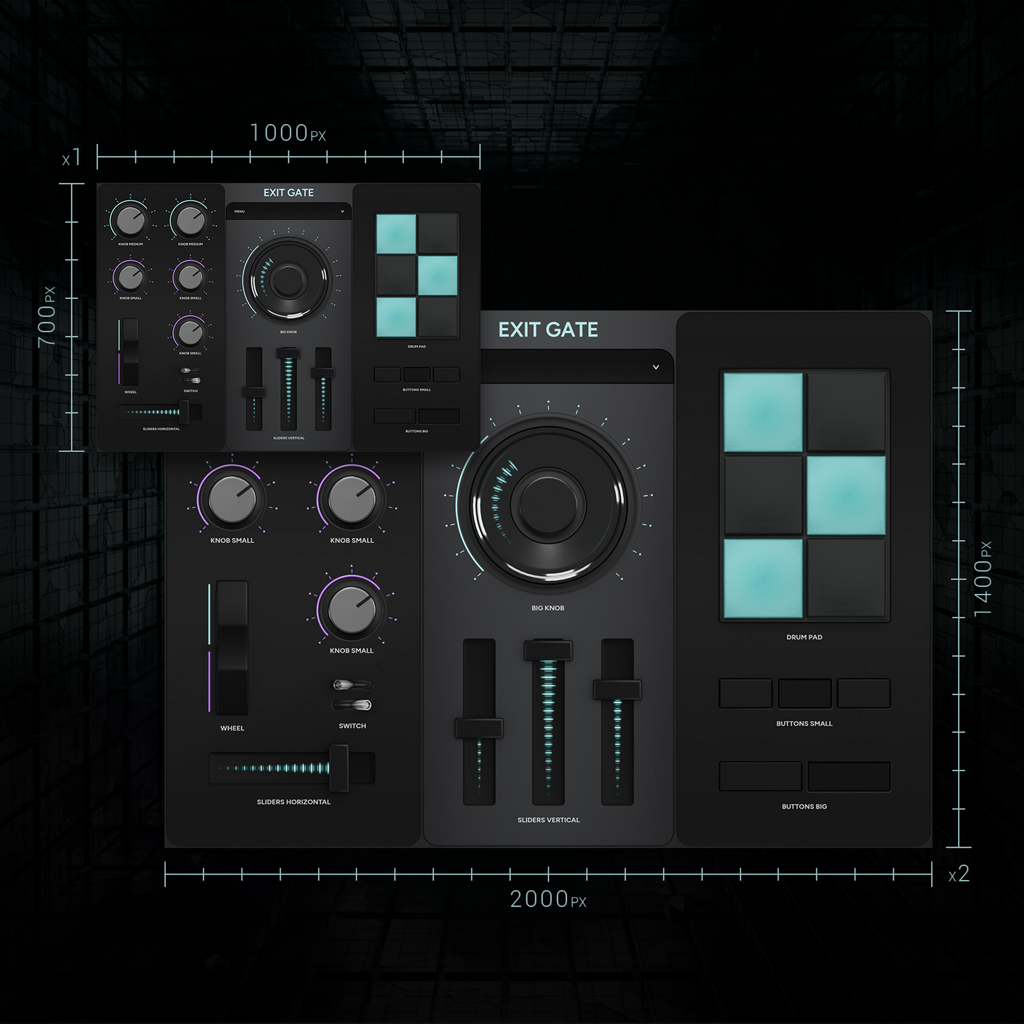 VST & Kontakt GUI