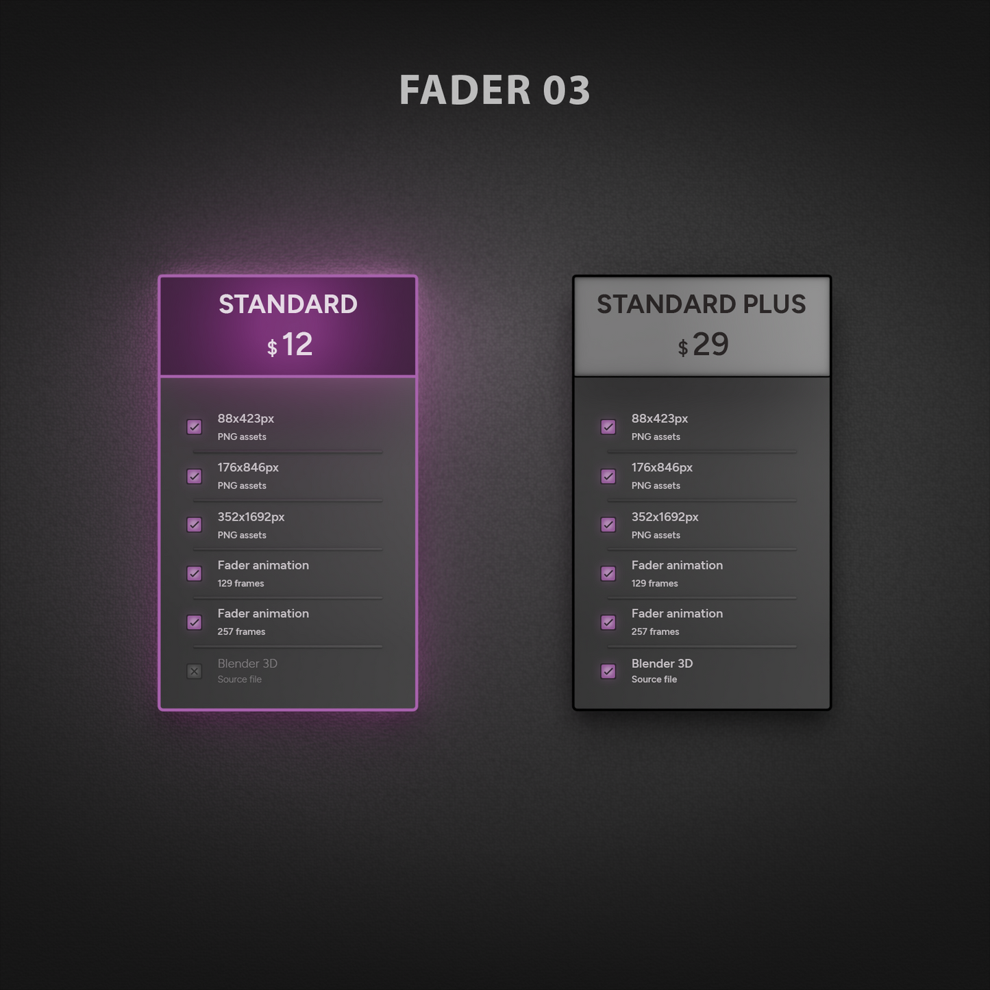 Faders UI