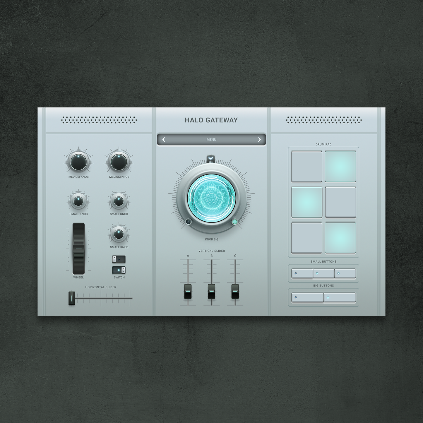 Fantasy UI design by Voger