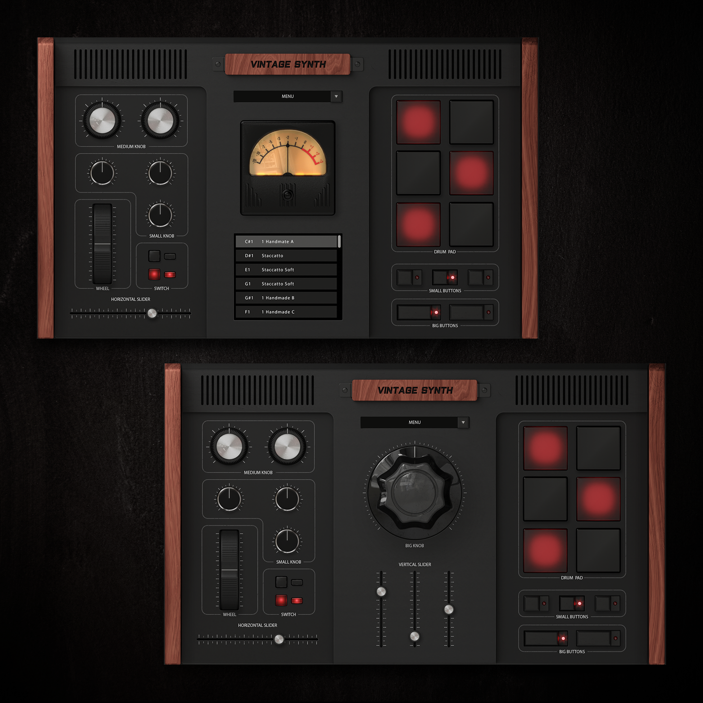 GUI Kit created in Blender