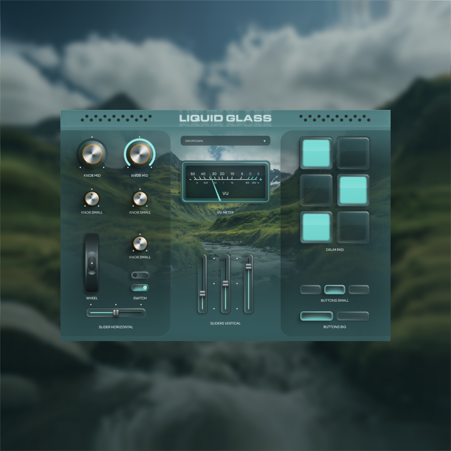 Glass Filling Loading Ui Liquid Glass – UI Mother