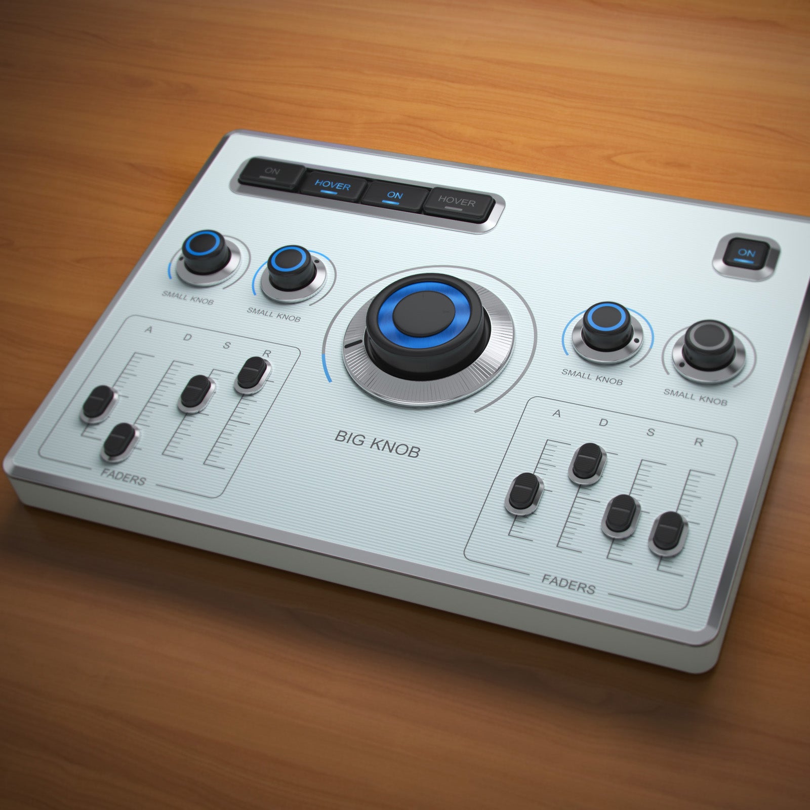 Beat Bot futuristic kit design for audio device