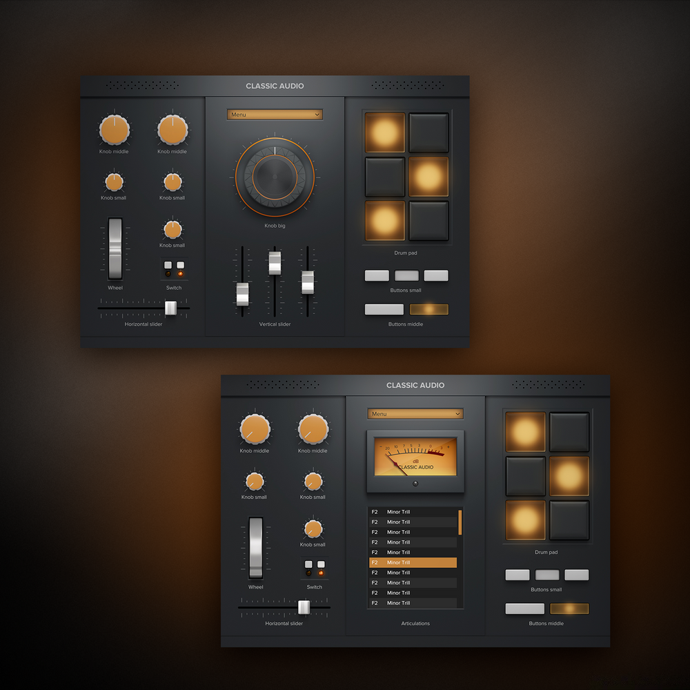 
                      
                        Classic Audio GUI Kit
                      
                    