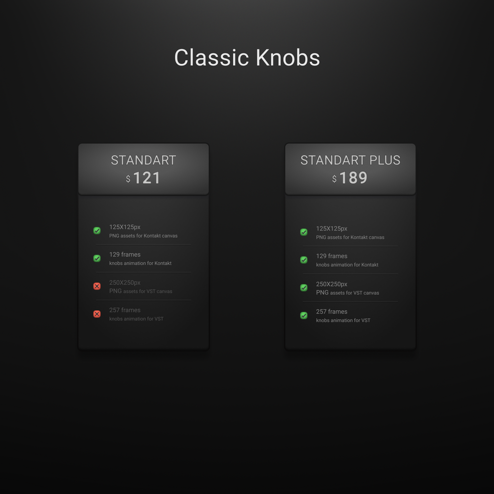 Kontakt/VST knobs