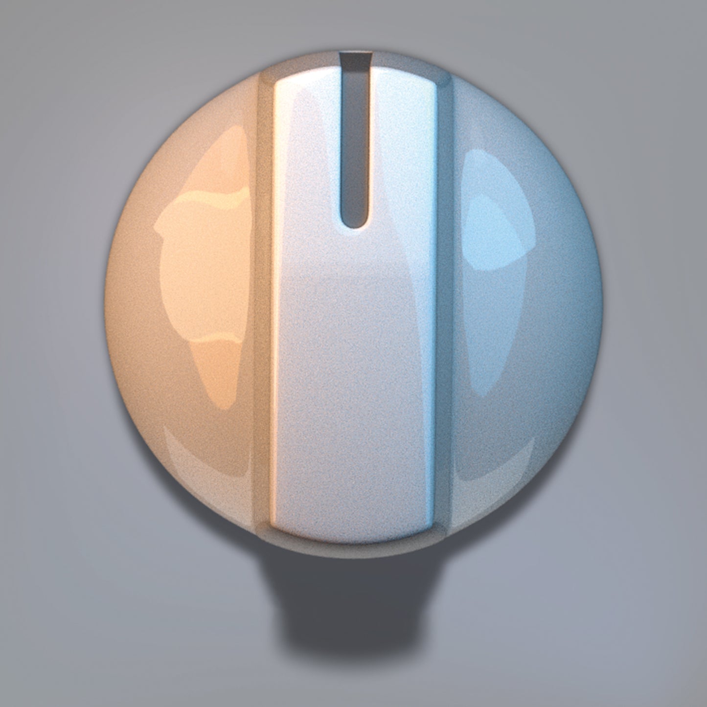 Standart light knob 3D model