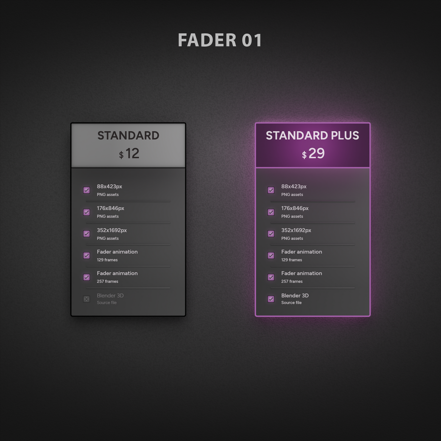 Faders UI