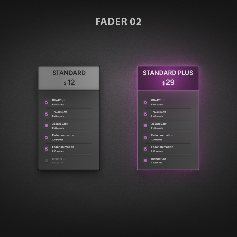 
                      
                        Faders Kit
                      
                    