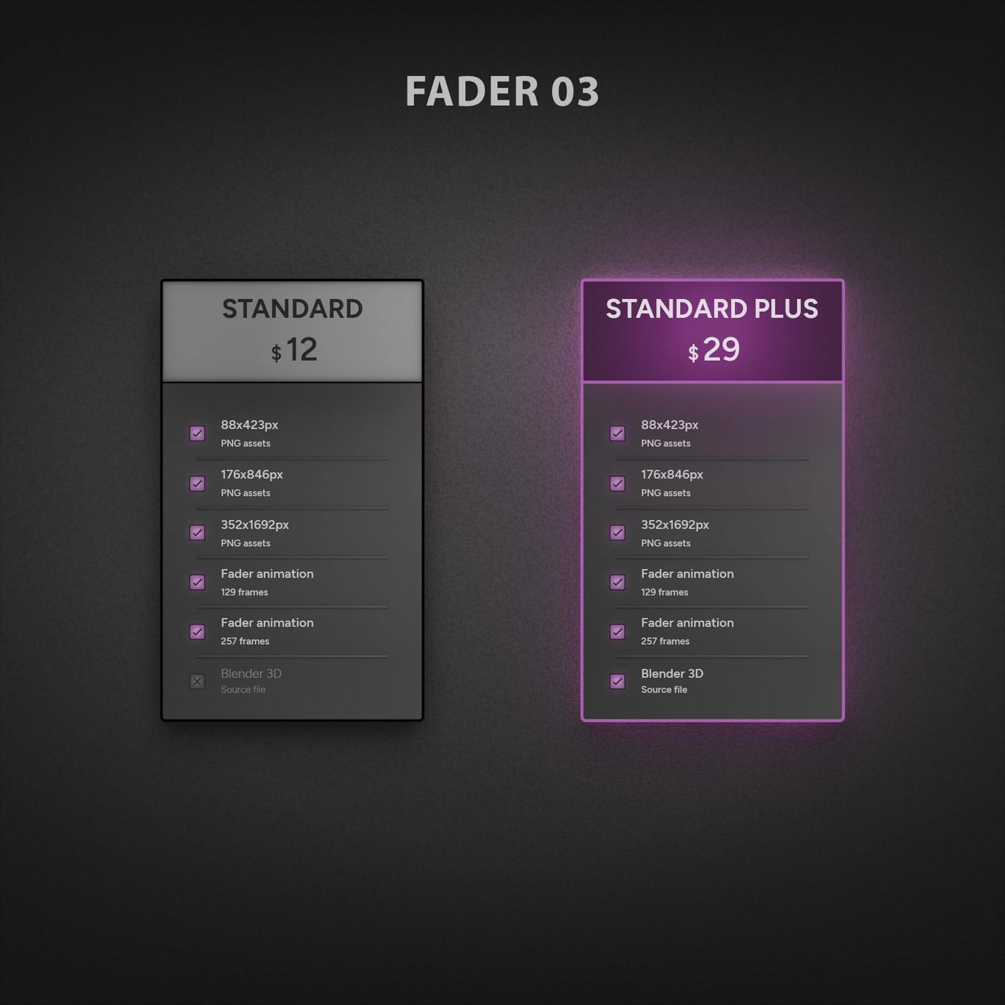 Faders Kit