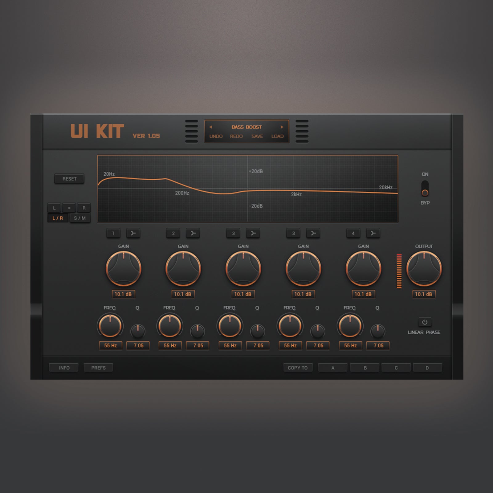 Equalizer new design for audio device
