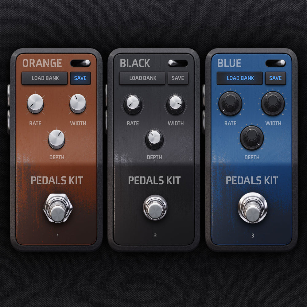 guitar pedal mockup Guitar Pedals UI Template – UI Mother