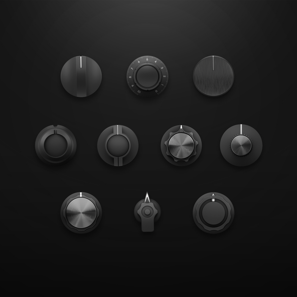 
                      
                        GUI Knobs / 3D / Analogue and modern
                      
                    