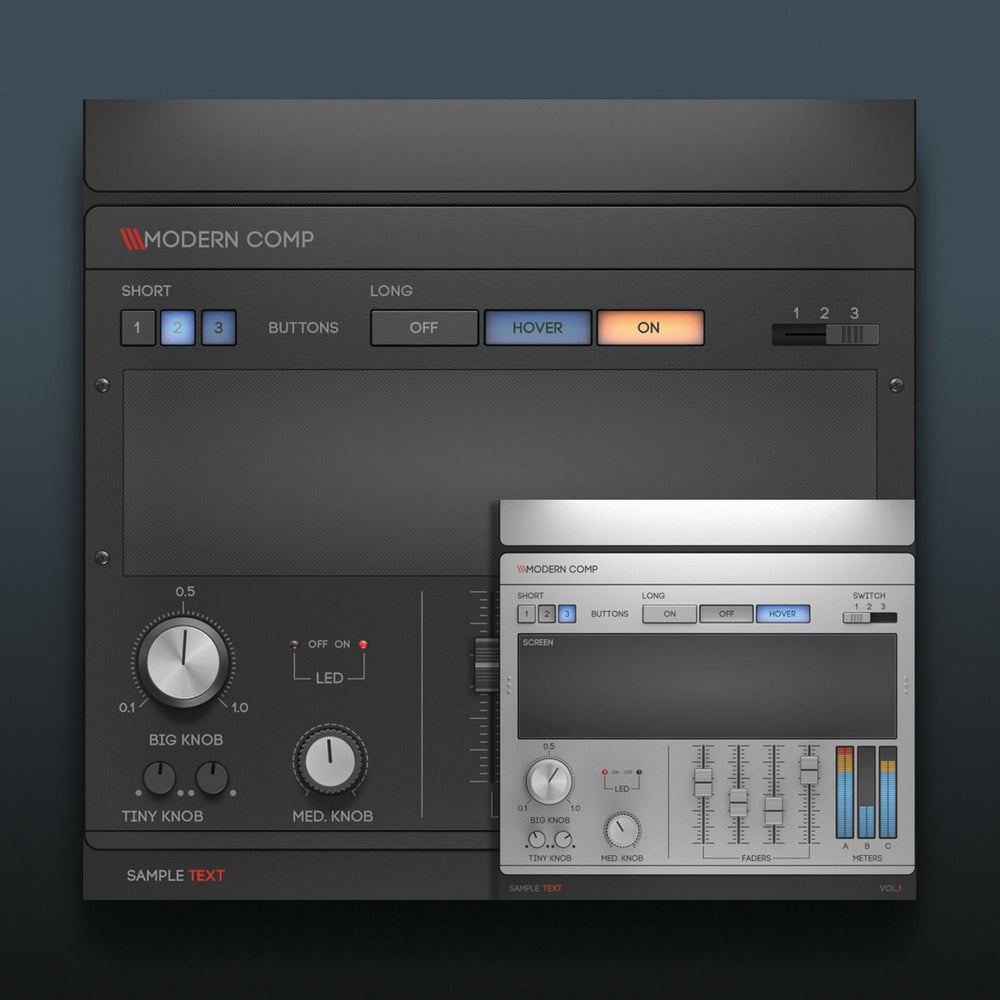 
                      
                        dark and light psd ui templates modern vst compressor 
                      
                    