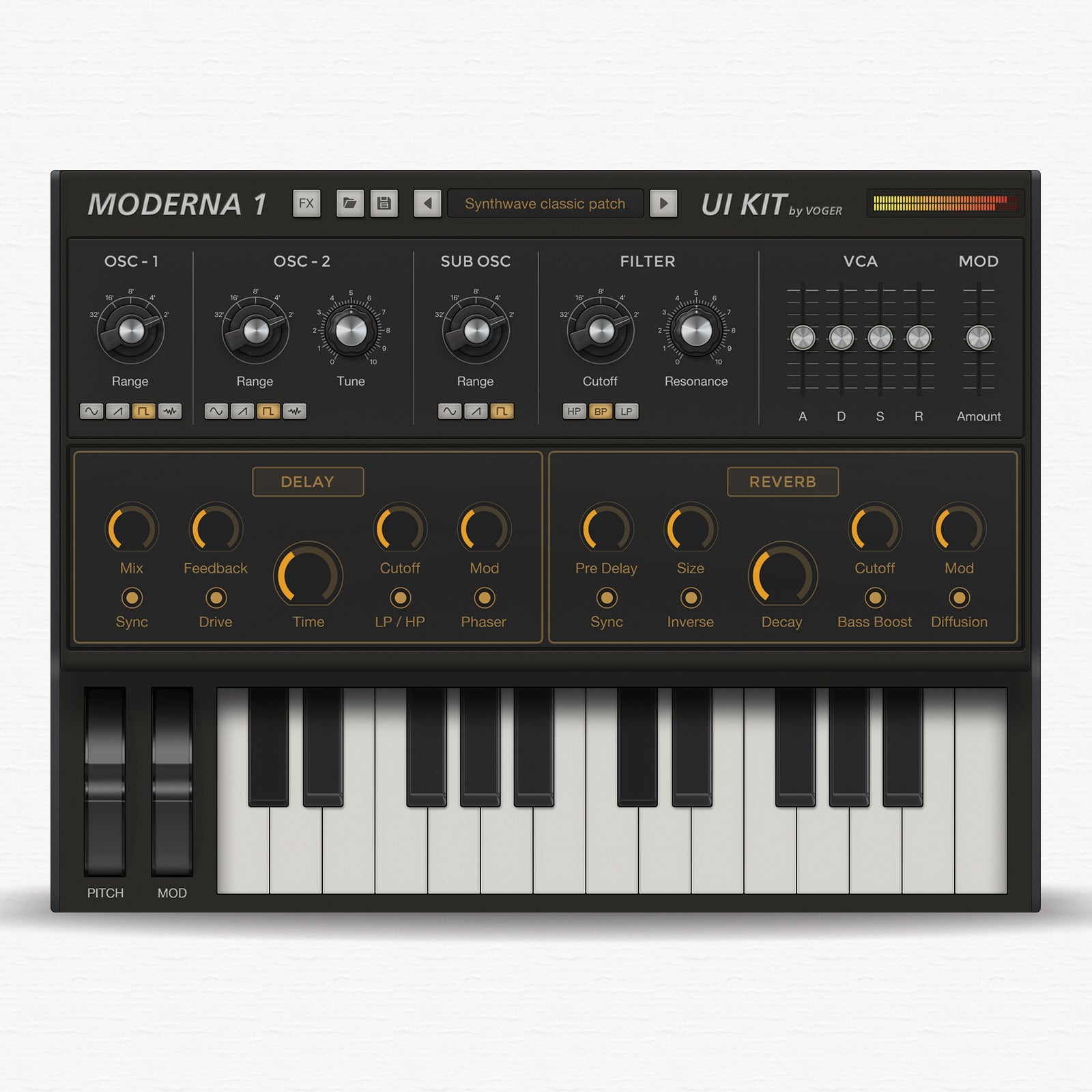 Synth modern controller