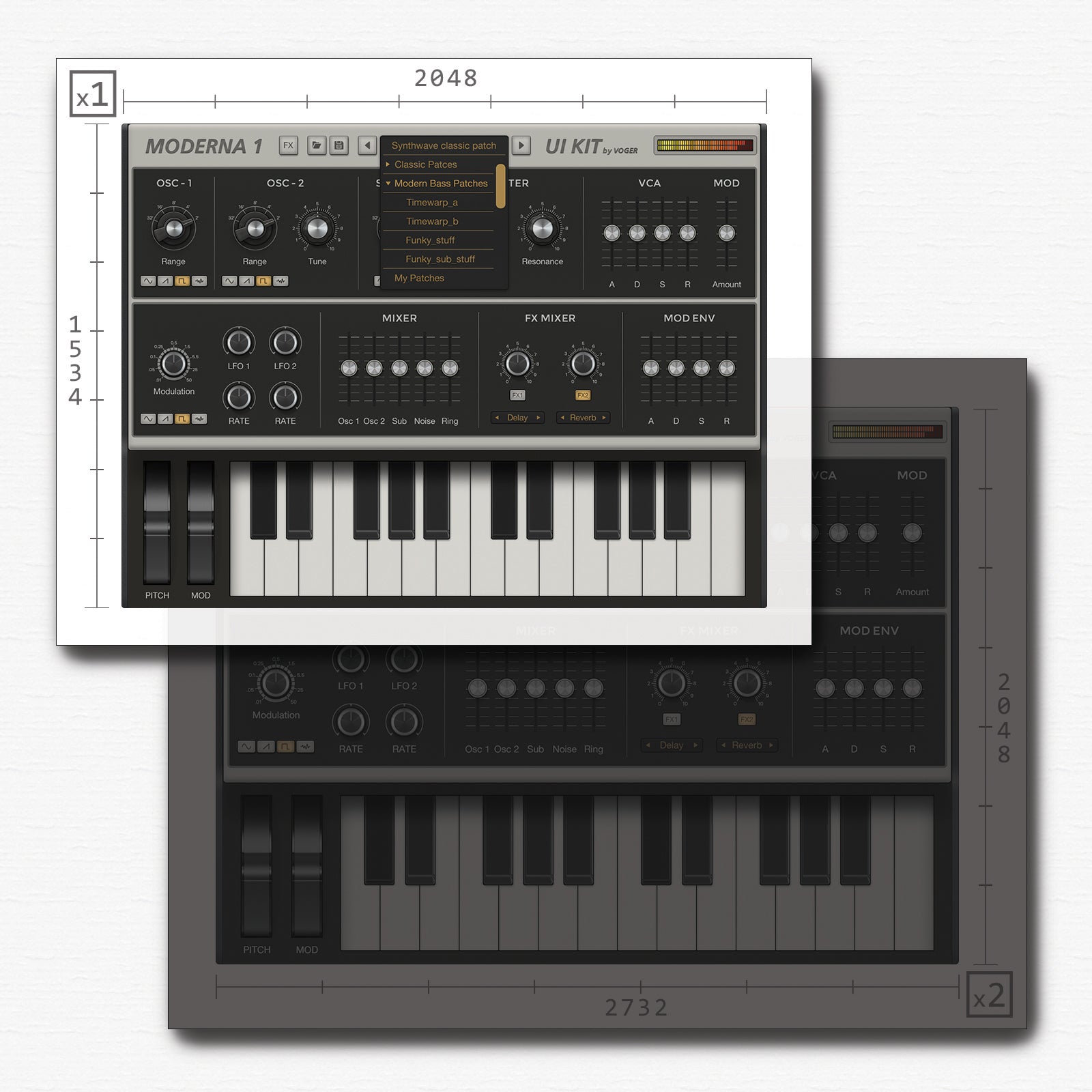 Resolution synth for iPad 2048x1534