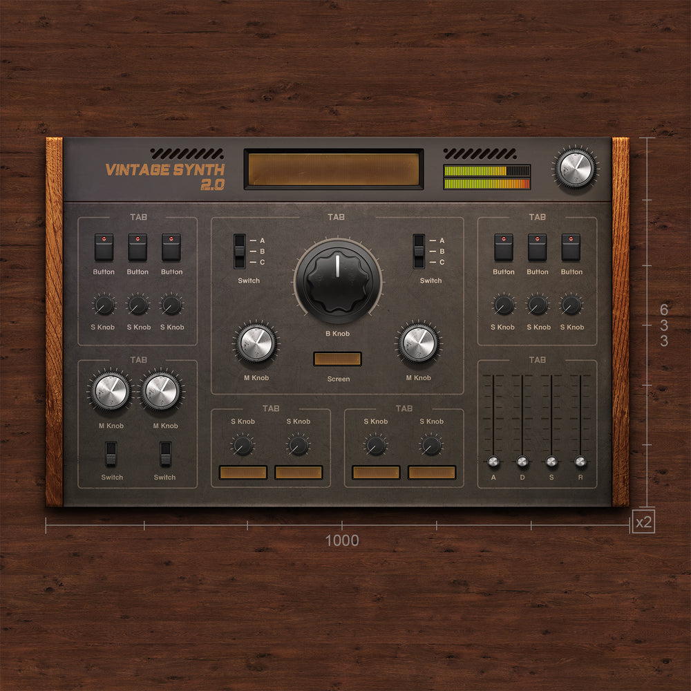 Vintage kit for Kontakt and audio device