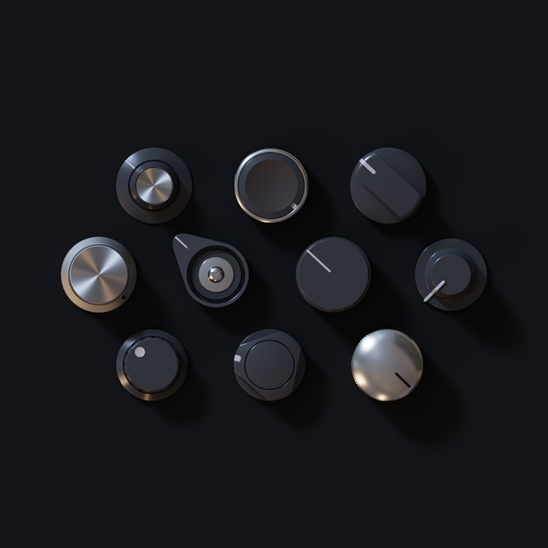 
                      
                        3D knobs models set
                      
                    