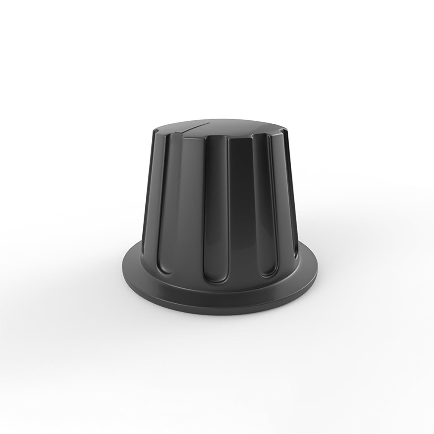 Standart amplifier ribbed audio knob 3d model