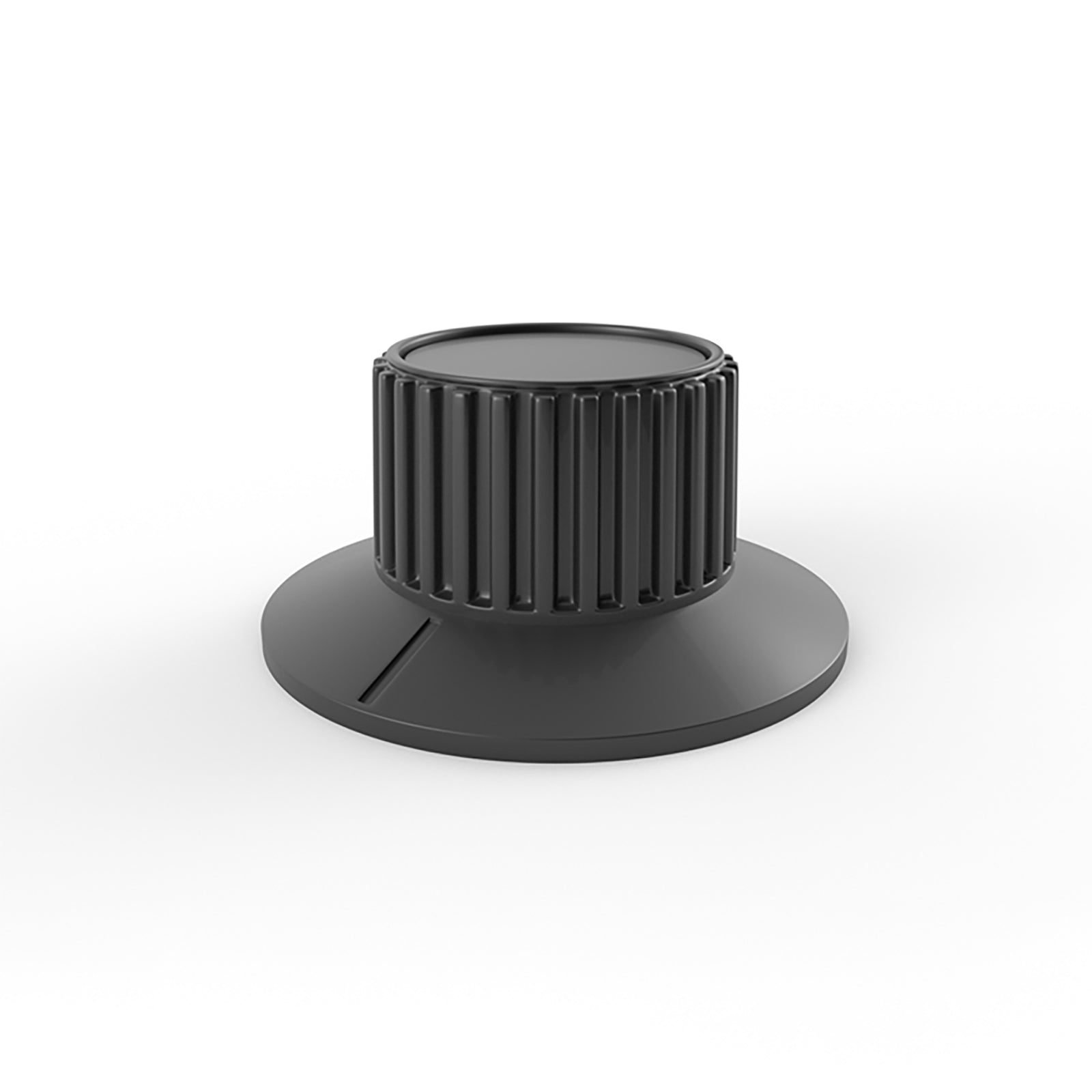 double dial audio ribbed knob 
