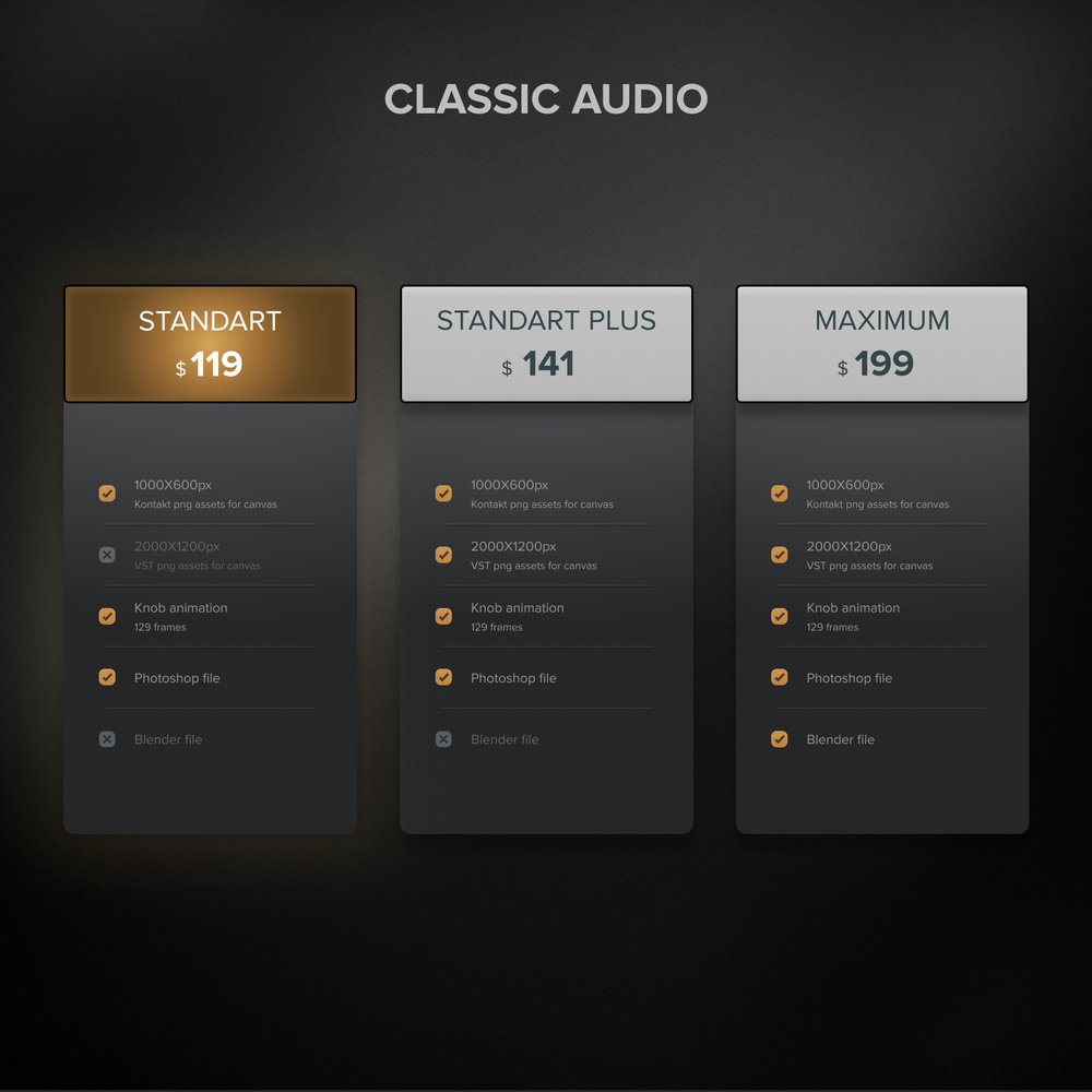 
                      
                        Classic Audio GUI Kit
                      
                    